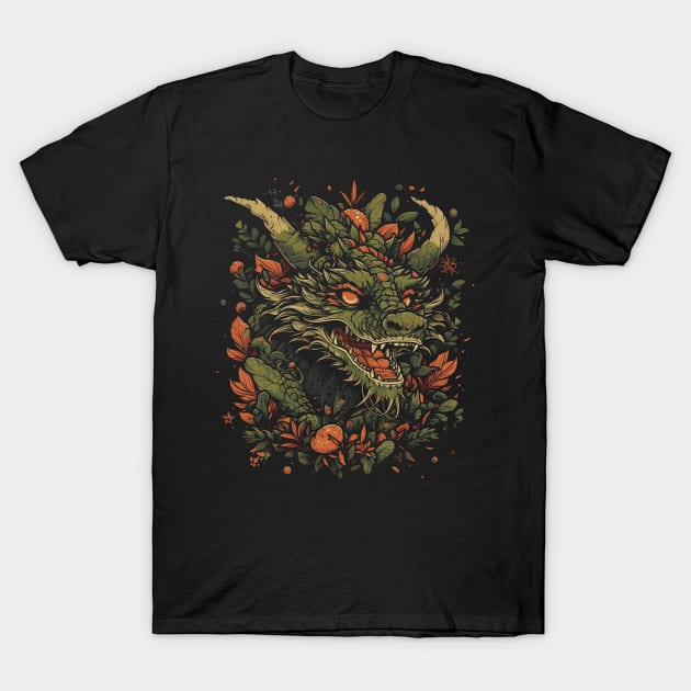 Azure Dragon T-Shirt by DesignedbyWizards